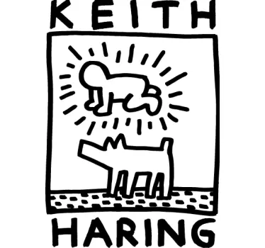 Vinilo decorativo Keith Haring - TenVinilo