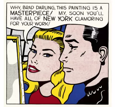 Vinilo decorativo Lichtenstein - TenVinilo