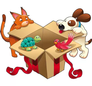 Vinilo decorativo mascotas regalo - TenVinilo