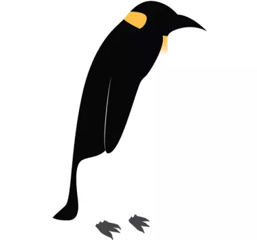 Vinilo decorativo pingüino emperador - TenVinilo