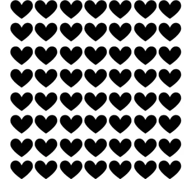 Vinilo decorativo topos corazón - TenVinilo
