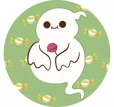 Vinilo infantil fantasma Halloween - TenVinilo