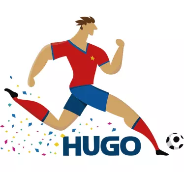 Vinilo futbolista campeón del mundo - TenVinilo