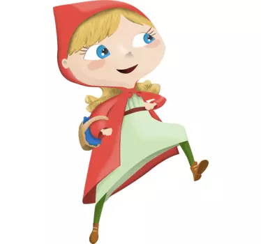 Vinilo infantil Caperucita roja - TenVinilo