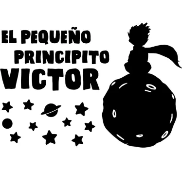 Vinilo cuento infantil El pequeño principito - TenVinilo