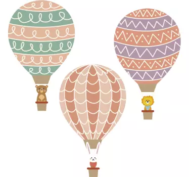 Vinilo infantil globos para bebé - TenVinilo