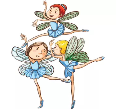Vinilo infantil hadas - TenVinilo