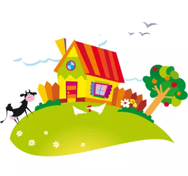 Vinilo infantil la granja de Pepe - TenVinilo