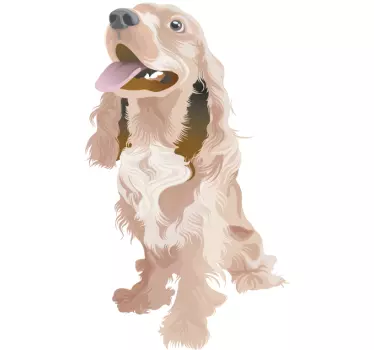 Vinilo infantil mascota perro - TenVinilo