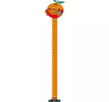 Vinilo infantil medidor Naranjito - TenVinilo