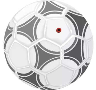 Vinilo infantil pelota fútbol Adidas - TenVinilo