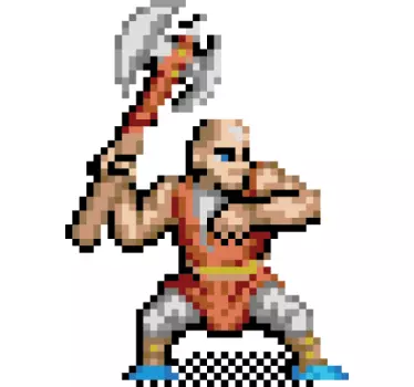 Vinilo infantil personaje 8 bits - TenVinilo