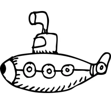 Vinilo infantil submarino - TenVinilo