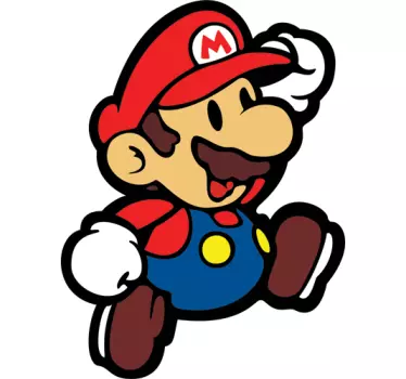 Vinilo gamer infantil Supermario - TenVinilo