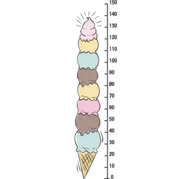 Vinilo medidor helado - TenVinilo