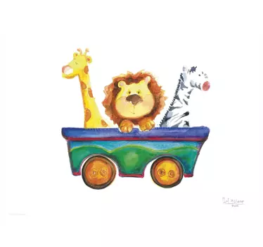 Vinilo para niños mini zoo Lol Malone - TenVinilo