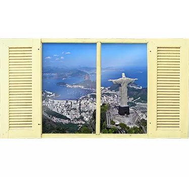Vinilo decorativo cristo redentor - TenVinilo
