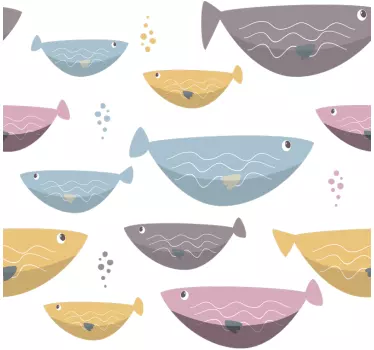 Vinilo animal peces infantiles - TenVinilo