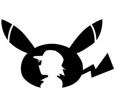 Vinilo Pikachu pokémon go - TenVinilo