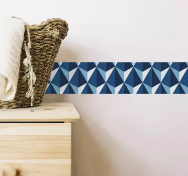 Cenefa adhesiva pared de pantone - TenVinilo