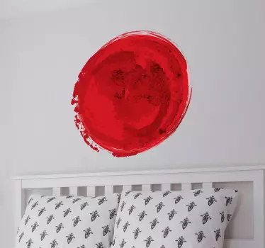 Pegatina de vinilo bandera Japón - TenVinilo