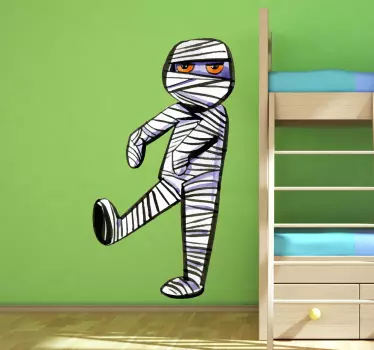 Pegatina infantil dibujo momia - TenVinilo