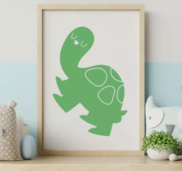 Vinilo adhesivo animal tortuga gigante - TenVinilo