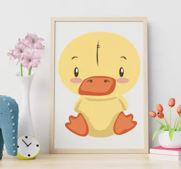 Vinilo adhesivo infantil patito - TenVinilo