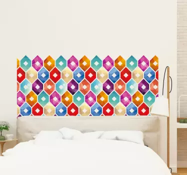 Vinilo pared Azulejos hexagonales - TenVinilo