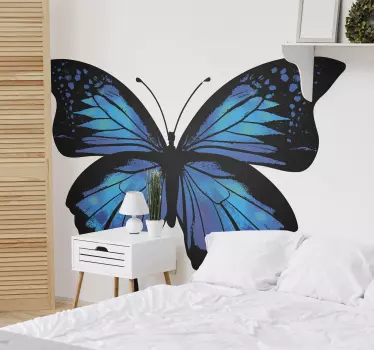 Vinilo de mariposa Hermosas y coloridas mariposas - TenVinilo
