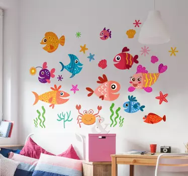 Vinilo de Peces Infantiles - TenVinilo