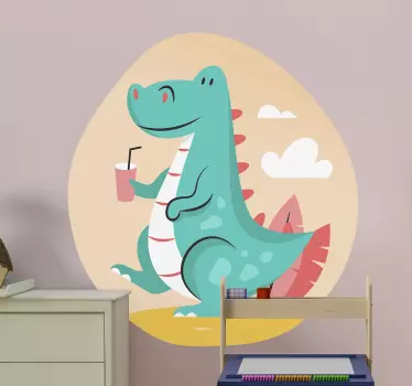 Vinilo de T-rex infantil - TenVinilo