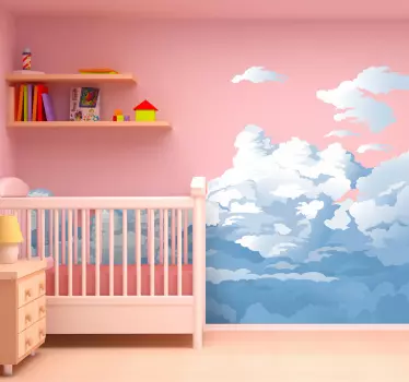 Vinilo decorativo cielo nubes - TenVinilo
