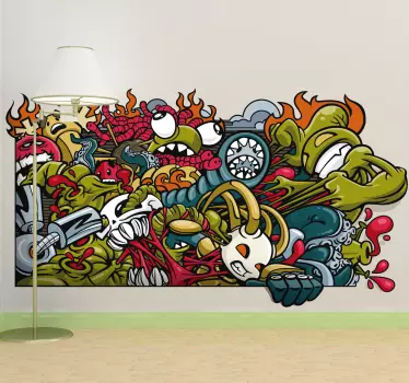 Vinilo decorativo mural urbano - TenVinilo
