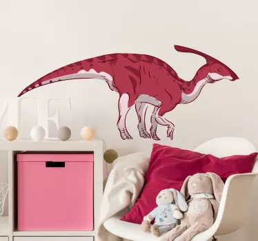 Vinilo dibujo dinosaurio Parasaurolofus - TenVinilo