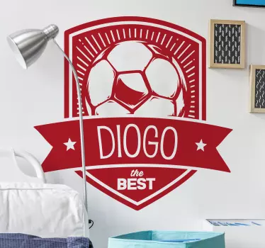 Vinilo escudo de fútbol personalizado - TenVinilo