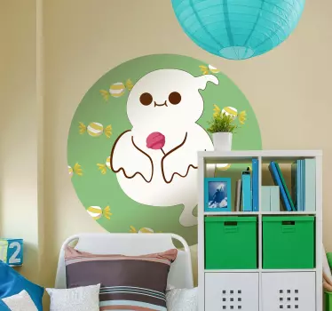 Vinilo infantil fantasma Halloween - TenVinilo