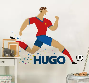 Vinilo futbolista campeón del mundo - TenVinilo