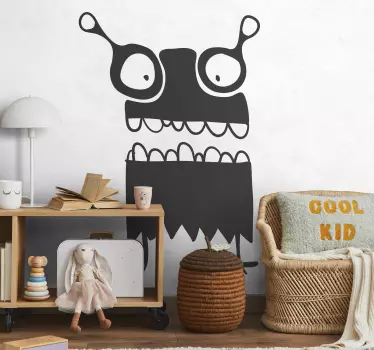 Vinilo infantil alien asustado - TenVinilo