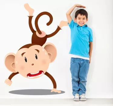 Vinilo infantil chimpancé malabar - TenVinilo