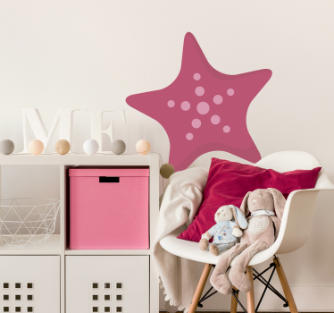 Vinilo infantil estrella de mar - TenVinilo