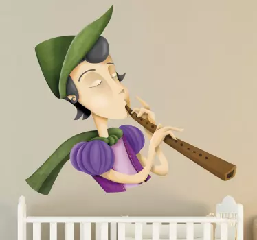 Vinilo infantil Flautista Hamelin - TenVinilo