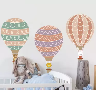 Vinilo infantil globos para bebé - TenVinilo