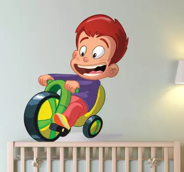 Vinilo infantil no sin mi bici - TenVinilo