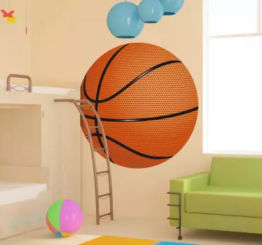 Vinilo baloncesto infantil pelota baloncesto - TenVinilo