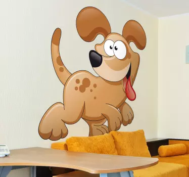 Vinilo infantil perro cómic - TenVinilo