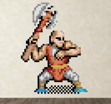 Vinilo infantil personaje 8 bits - TenVinilo