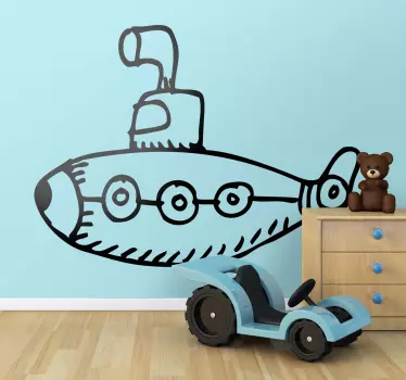 Vinilo infantil submarino - TenVinilo