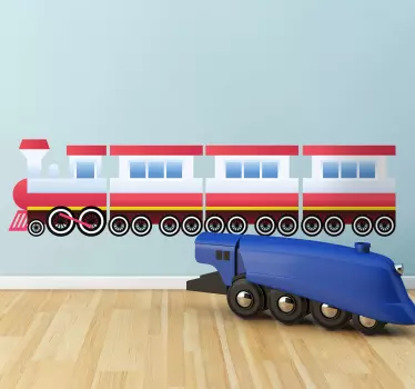 Vinilo infantil tren de juguete - TenVinilo