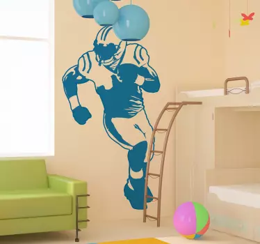 Vinilo jugador fútbol americano - TenVinilo